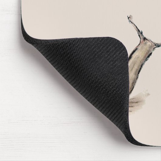 Schnecke ursprüngliches Pastellzenzeichnen Mousepad (Ecke)