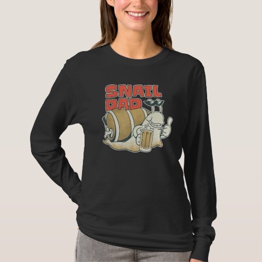 Schnecke Vater Seltene Schnecke Hühner Schlepper T-Shirt (Vorderseite)