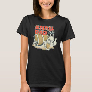 Schnecke Vater Seltene Schnecke Hühner Schlepper T-Shirt
