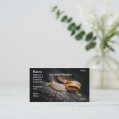 Schnecke Visitenkarte (Stehend Vorderseite)