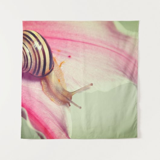 Schnecke Wandteppich (Vorderseite (Horizontal))