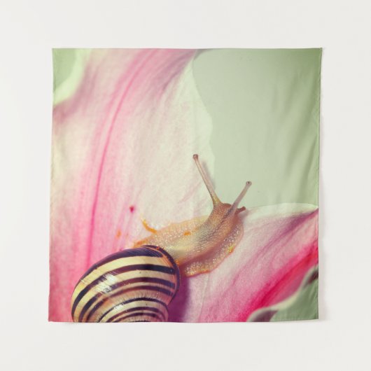 Schnecke Wandteppich (Vorderseite)