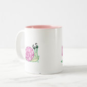 Schnecke Zweifarbige Tasse (Vorderseite Links)