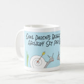 Schneckebogenschießen Weihnachtsgeschenk Kaffeetasse (Vorderseite Links)