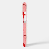 Schnecken abstrakte Spiraldrehung Rosa Punkt Case-Mate iPhone Hülle (Rückseite / Links)