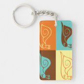 Schnecken Akryllischer Schlüsselanhänger (Vorderseite)