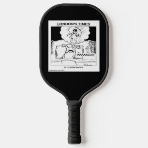 Schnecken-Albträume Klassiker LTCartoons Comic Pickleball Schläger