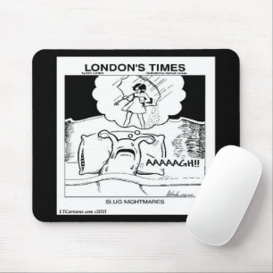 Schnecken-Albträume Klassische LTCartoons Comic Mousepad