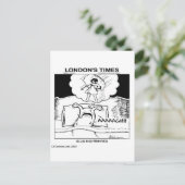 Schnecken Albträume Lustig Postkarte (Stehend Vorderseite)