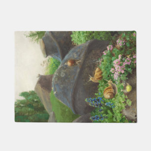 Schnecken auf einem Rockgarten (von H.A. Brendekil Fußmatte