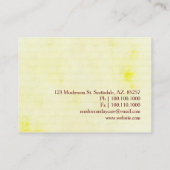 Schnecken auf Pilzen Kindertagesstätte Visitenkarte (Rückseite)