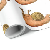 Schnecken Geschenkpapier (Rolleneckpunkt)