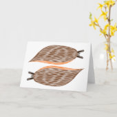 Schnecken-Gruß-Karte Karte (Gelbe Blume)