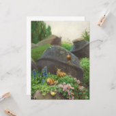 Schnecken im Garten Karte (Vorderseite/Rückseite Beispiel)