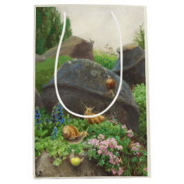 Schnecken im Garten (von H.A. Brendekilde) Mittlere Geschenktüte