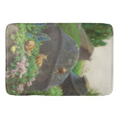 Schnecken in einem Rockgarten (von H.A. Brendekild Badematte (Vorderseite)