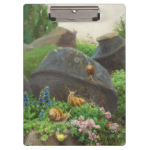 Schnecken in einem Rockgarten (von H.A. Brendekild