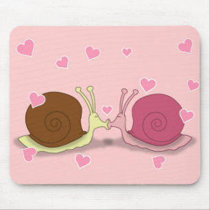 Schnecken in Liebe Mousepad