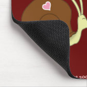 Schnecken in Liebe Mousepad (Ecke)