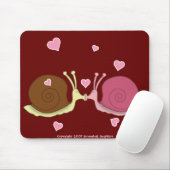 Schnecken in Liebe Mousepad (Mit Mouse)