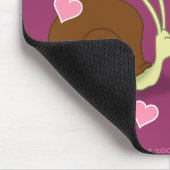Schnecken in Liebe Mousepad (Ecke)