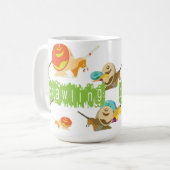Schnecken kriechen kaffeetasse (Vorderseite Links)