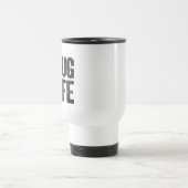 Schnecken-Leben-Verbrecher-Leben Reisebecher (Mittel)