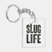 Schnecken-Leben-Verbrecher-Leben Schlüsselanhänger (Vorderseite links)