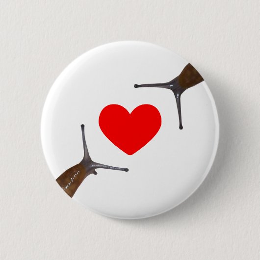 Schnecken-Liebe Button (Vorderseite)