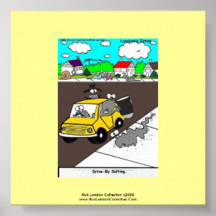 Schnecken-/Nacktschnecken-Comic-Qualitäts-Poster-D Poster
