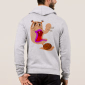 Schnecken Niesen 🤧 Hoodie (Rückseite)