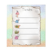 Schnecken Notizblock (Vorderseite)