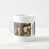 "Schnecken-Reihen" Kaffee-Tasse! Kaffeetasse (Vorderseite Links)