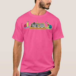 Schnecken Schach T-Shirt