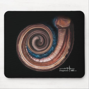 Schnecken-"Scheibe" mousepad