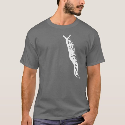 Schnecken-Silhouettedunkelheitst-shirt T-Shirt (Vorderseite)