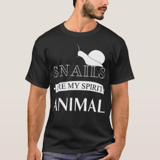 Schnecken sind meine Spirit Animal Niedlich Slug E T-Shirt