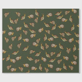 Schnecken Snail Liebe niedliche Natur Kunst Geschenkpapier (Flach)