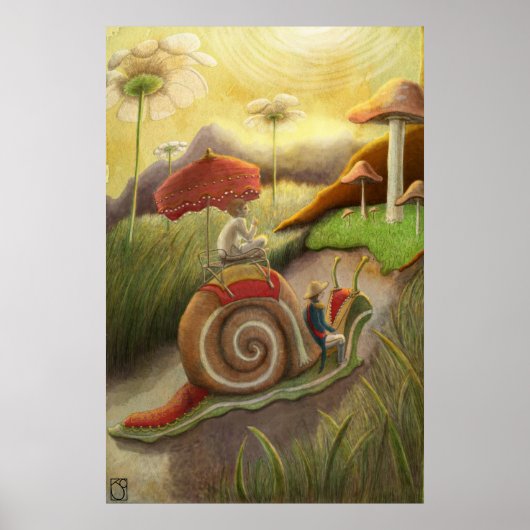 Schnecken-Trip Poster (Vorne)