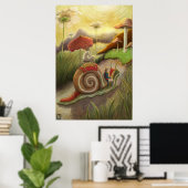 Schnecken-Trip Poster (Heimbüro)