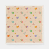 Schnecken und Blume Napkins Serviette (Vorderseite)