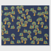 Schnecken und Pilze im Einzelhandel Schnecken Pilz Geschenkpapier (Flach)