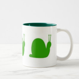 Schnecken Zweifarbige Tasse