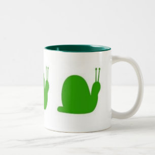 Schnecken Zweifarbige Tasse