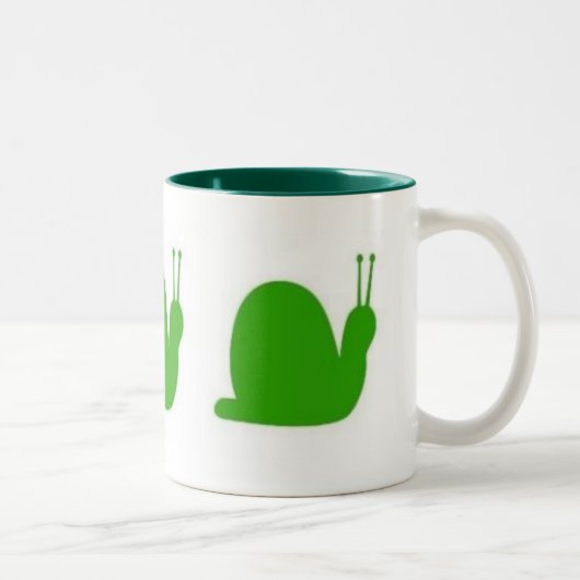 Schnecken Zweifarbige Tasse (Rechts)