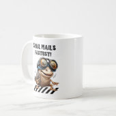 Schneckenbriefe Kaffeetasse (Vorderseite Links)