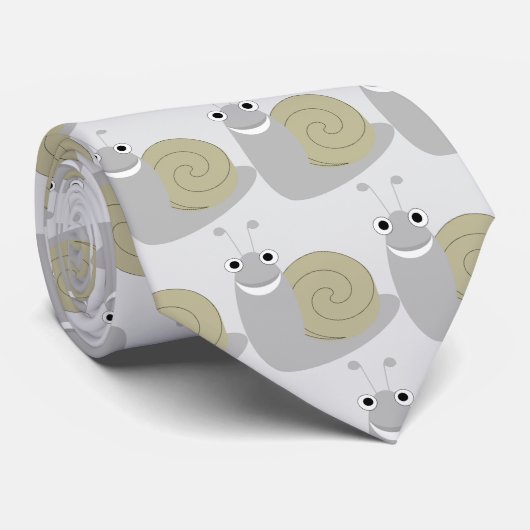 Schneckendesign Hintergrund in jeder Farbe Krawatte (Gerollt)