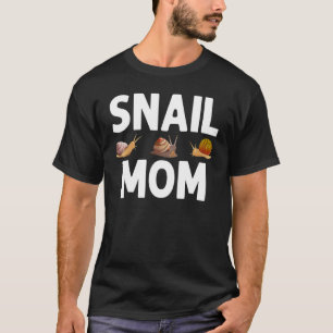 Schneckendesigns für Mutter Frauen Gastropode Faul T-Shirt