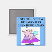 Schneckenfee Magnet (Vorderseite/Rückseite)