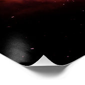 Schneckenförmiger Nebel Himmel Foto Poster (Ecke)
